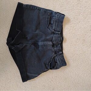 Sincerely Jules Black Jean Shorts High-Waisted Classic